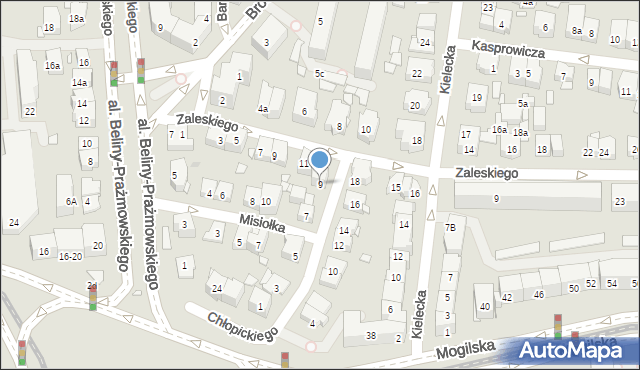 Kraków, Chłopickiego Józefa, gen., 9, mapa Krakowa