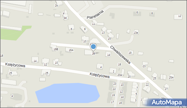 Krotoszyn, Chwaliszewska, 16, mapa Krotoszyna