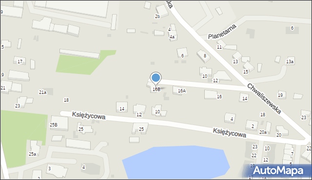 Krotoszyn, Chwaliszewska, 16B, mapa Krotoszyna