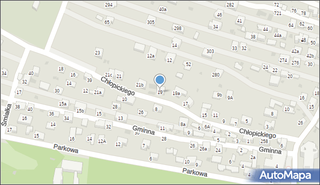 Krzeszowice, Chłopickiego Józefa, gen., 19, mapa Krzeszowice