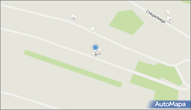 Krzeszowice, Chłopickiego Józefa, gen., 38, mapa Krzeszowice
