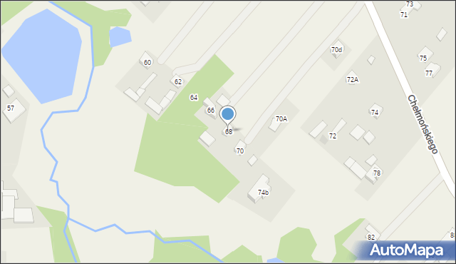 Kuklówka Zarzeczna, Chełmońskiego Józefa, 68, mapa Kuklówka Zarzeczna