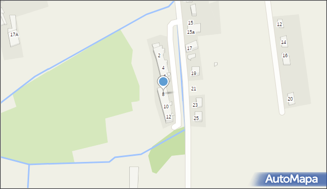 Łąka Prudnicka, Chocimska, 8, mapa Łąka Prudnicka