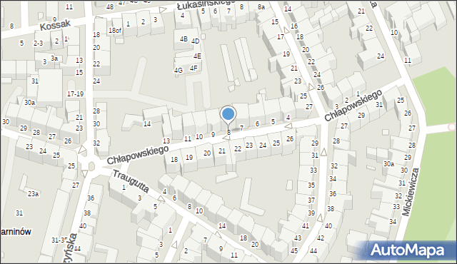Legnica, Chłapowskiego Dezyderego, gen., 8, mapa Legnicy