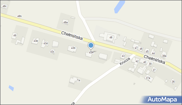 Lisewo, Chełmińska, 43A, mapa Lisewo