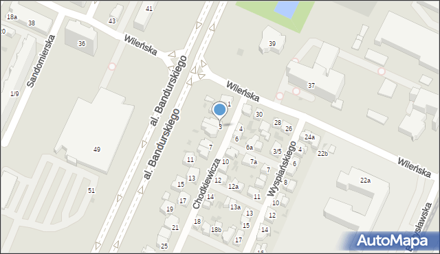 Łódź, Chodkiewicza Jana Karola, hetm., 3, mapa Łodzi