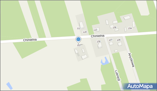 Makówka, Chmielna, 111, mapa Makówka