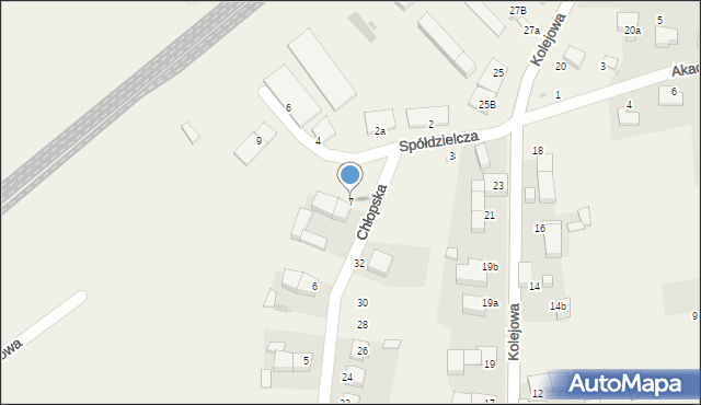 Mietków, Chłopska, 7, mapa Mietków