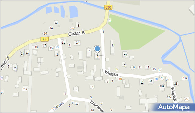 Nałęczów, Charz A, 5, mapa Nałęczów