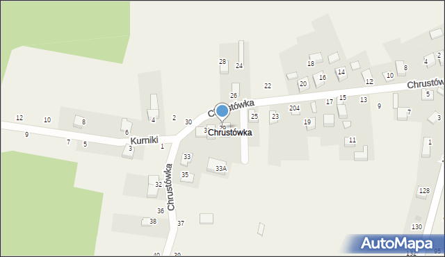 Nawojowa Góra, Chrustówka, 29, mapa Nawojowa Góra