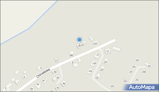 Niepołomice, Chrustowa, 15, mapa Niepołomice