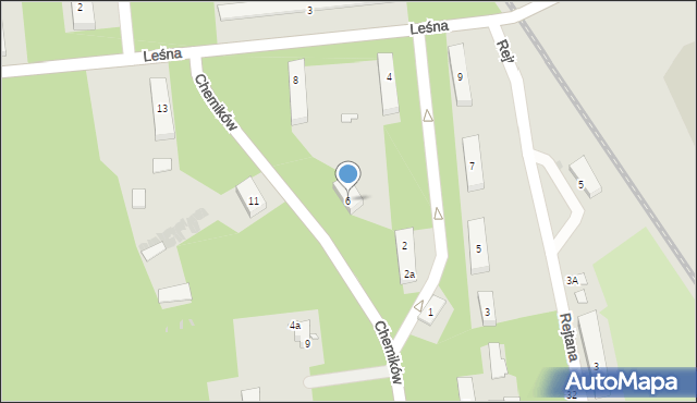 Nowa Sarzyna, Chemików, 6, mapa Nowa Sarzyna