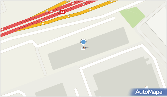Nowa Wieś Wrocławska, Chomicza Ryszarda, 13F, mapa Nowa Wieś Wrocławska
