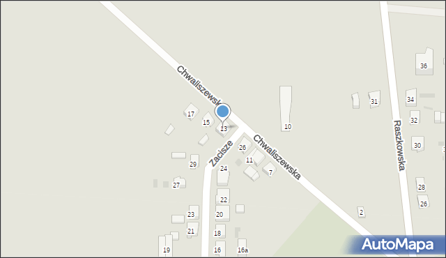 Odolanów, Chwaliszewska, 13, mapa Odolanów