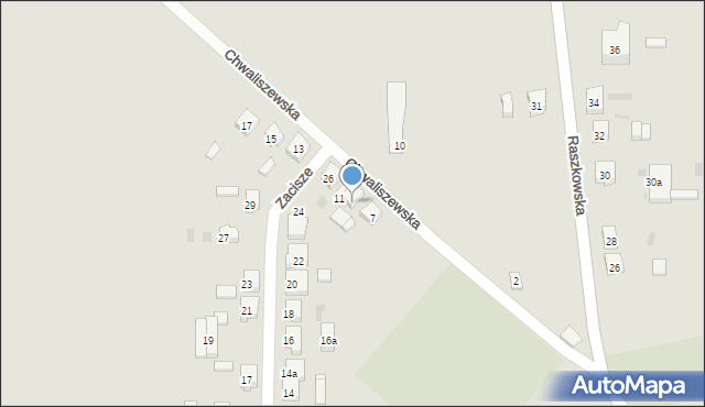 Odolanów, Chwaliszewska, 9, mapa Odolanów