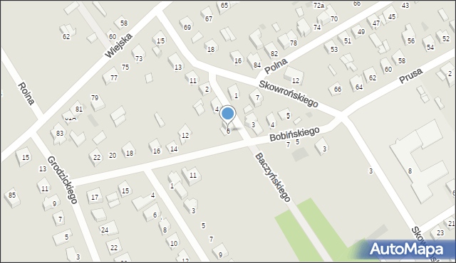 Ostrołęka, Chełmońskiego Józefa, 6, mapa Ostrołęka