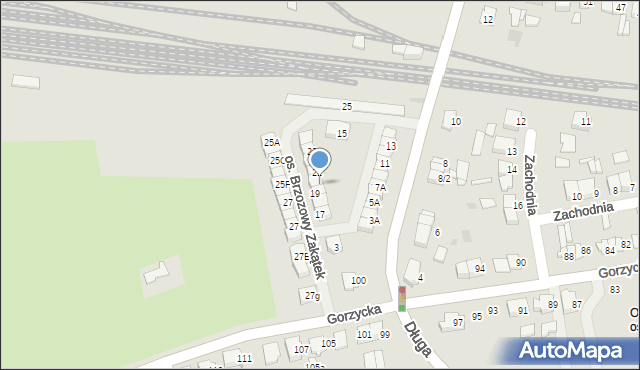 Ostrów Wielkopolski, Chłapowskiego, 19A, mapa Ostrów Wielkopolski