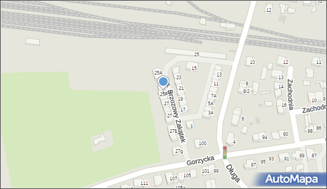 Ostrów Wielkopolski, Chłapowskiego, 25F, mapa Ostrów Wielkopolski