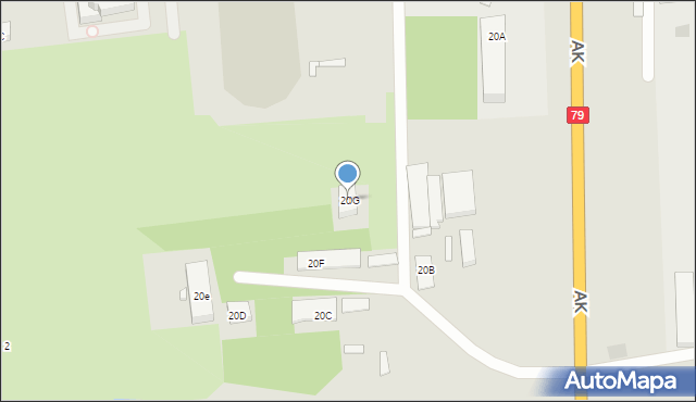 Piaseczno, Chyliczkowska, 20G, mapa Piaseczno