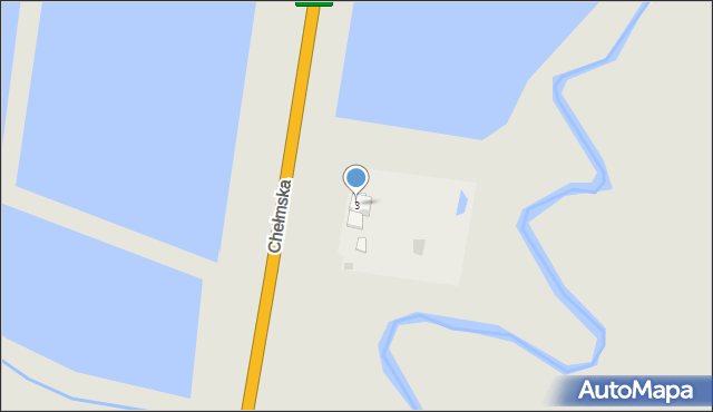 Piaski, Chełmska, 3, mapa Piaski