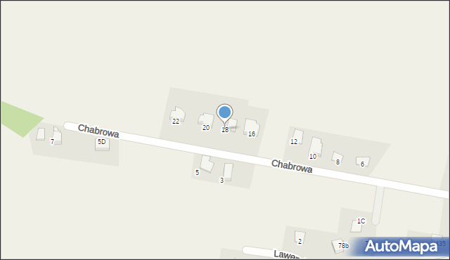 Pisarzowice, Chabrowa, 18, mapa Pisarzowice