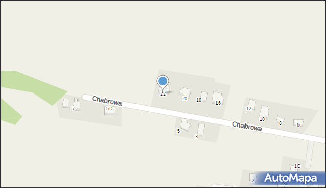 Pisarzowice, Chabrowa, 22, mapa Pisarzowice