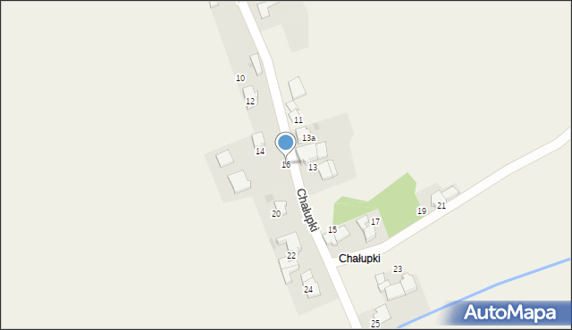 Poborszów, Chałupki, 16, mapa Poborszów