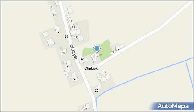 Poborszów, Chałupki, 17, mapa Poborszów