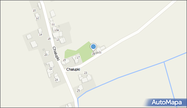 Poborszów, Chałupki, 19, mapa Poborszów