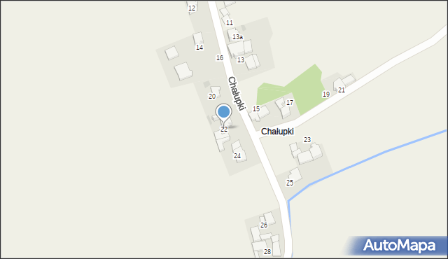 Poborszów, Chałupki, 22, mapa Poborszów