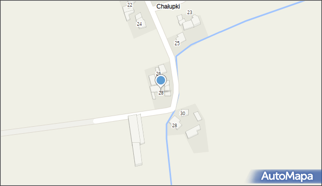 Poborszów, Chałupki, 28, mapa Poborszów