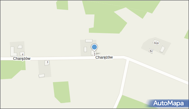 Podpolichno, Charężów, 1, mapa Podpolichno