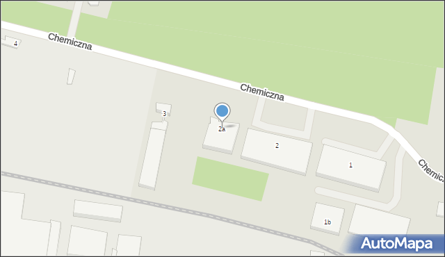 Poznań, Chemiczna, 2a, mapa Poznania