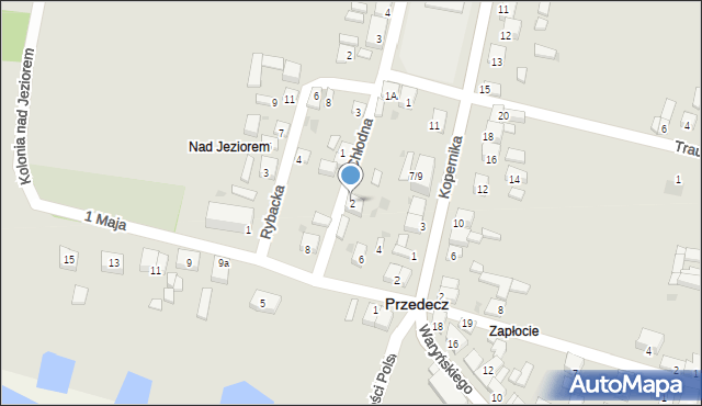 Przedecz, Chłodna, 2, mapa Przedecz