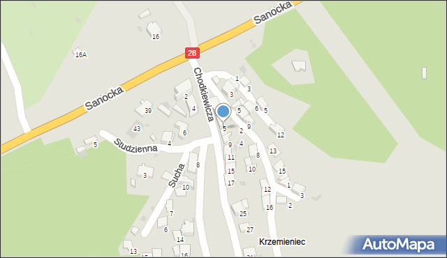 Przemyśl, Chodkiewicza Jana Karola, hetm., 5, mapa Przemyśla