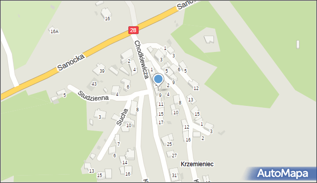 Przemyśl, Chodkiewicza Jana Karola, hetm., 7, mapa Przemyśla