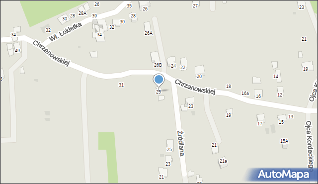 Przemyśl, Chrzanowskiej Zofii, 25, mapa Przemyśla