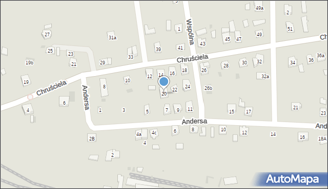 Przeworsk, Chruściela Antoniego, gen., 20, mapa Przeworsk