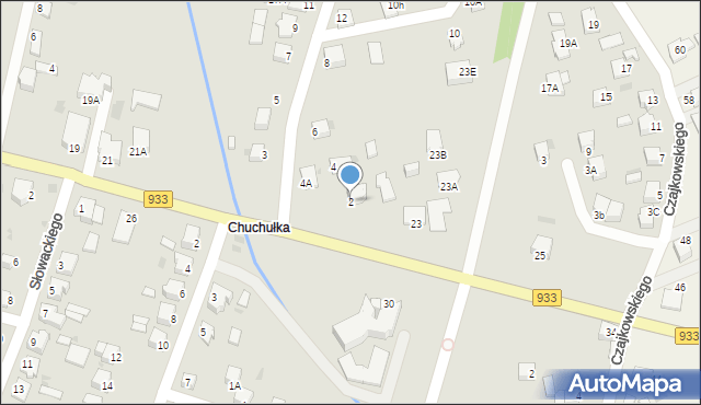 Pszczyna, Chochółka, 2, mapa Pszczyny