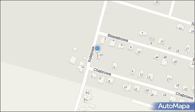 Puck, Chabrowa, 1, mapa Puck