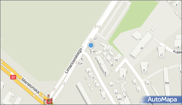 Radom, Chopina Fryderyka, 2, mapa Radomia