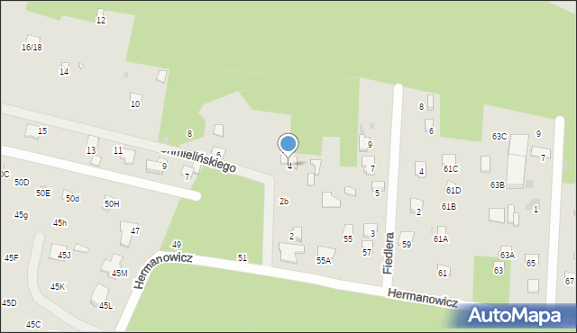Radom, Chmielińskiego Zygmunta Adama, 4, mapa Radomia