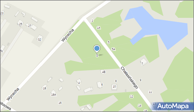 Radom, Chałasińskiego Józefa, 2, mapa Radomia