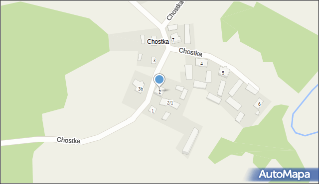 Rosocha, Chostka, 2, mapa Rosocha