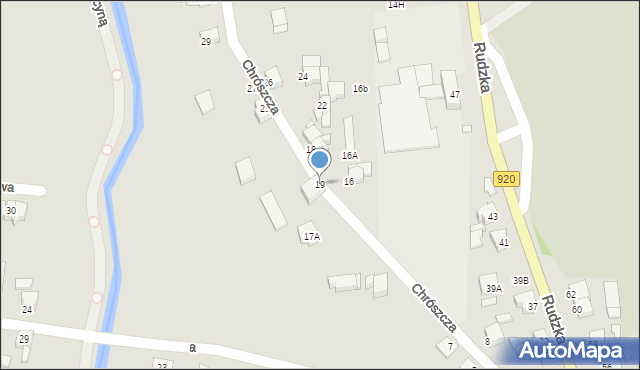 Rybnik, Chrószcza Franciszka, 19, mapa Rybnika