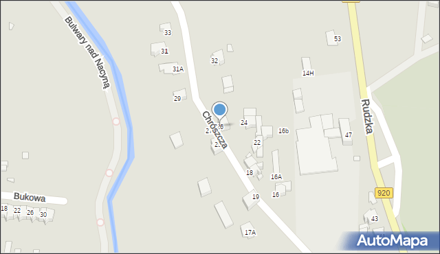 Rybnik, Chrószcza Franciszka, 26, mapa Rybnika