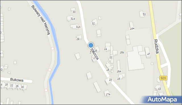 Rybnik, Chrószcza Franciszka, 27, mapa Rybnika