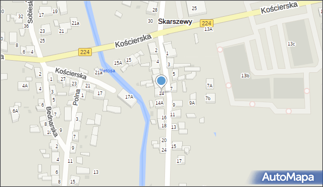 Skarszewy, Chojnicka, 14, mapa Skarszewy