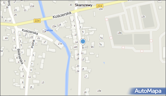 Skarszewy, Chojnicka, 9, mapa Skarszewy