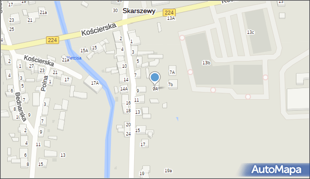 Skarszewy, Chojnicka, 9A, mapa Skarszewy